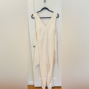 Club Monaco cream jumpsuit